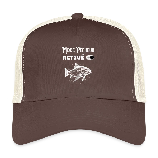Mode Pêcheur Activé : Design Minimaliste sur Casquette trucker
