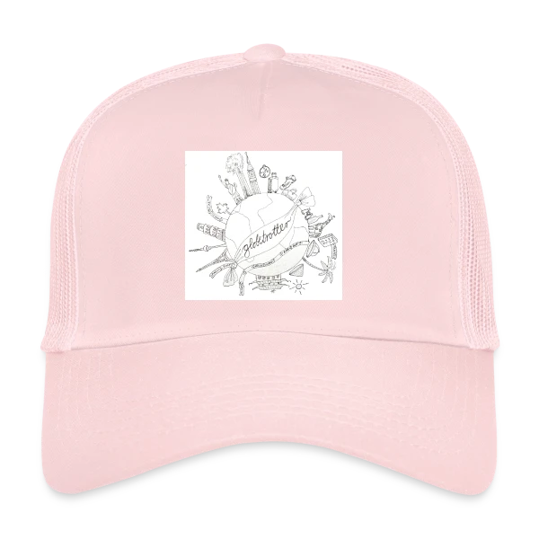 Globe Voyageur Dessin sur Casquette trucker