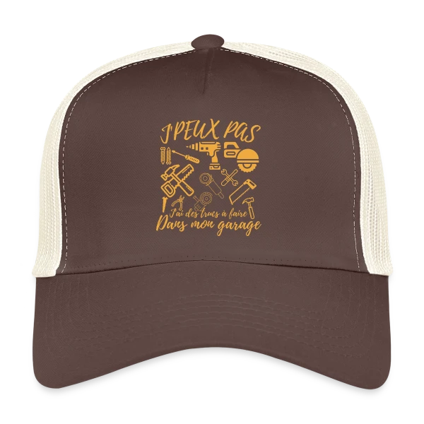 'J'Peux Pas J'Ai Bricolage' - Humour Papa Bricoleur sur Casquette trucker