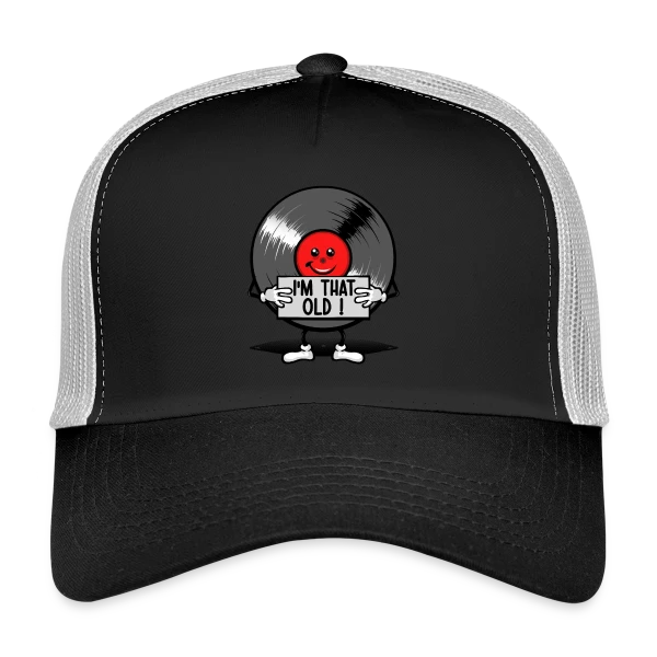 Vintage 33 tours : Vieux comme un Vinyle sur Casquette trucker