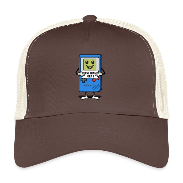 Vieux comme une console rétro sur Casquette trucker