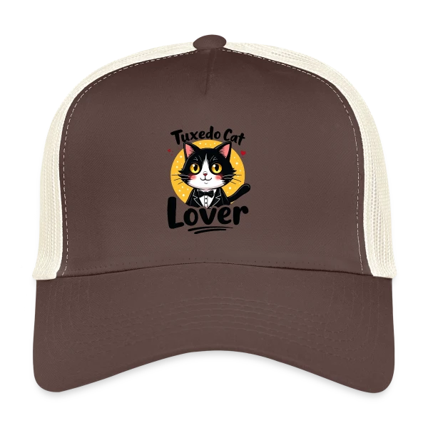 Femme Amoureux Chat Smoking - Cadeau Félin sur Casquette trucker