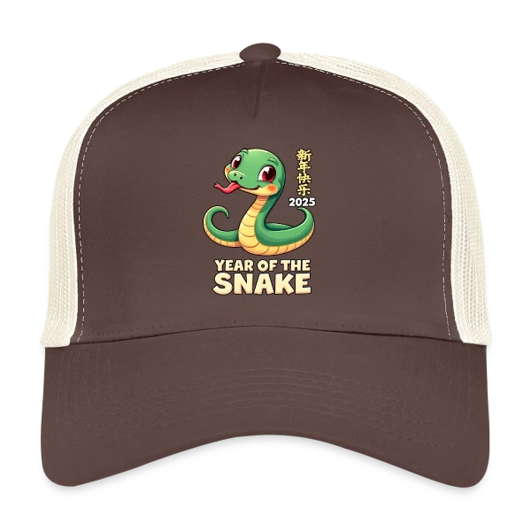 Nouvel An Chinois 2025 - Fête du Serpent sur Casquette trucker