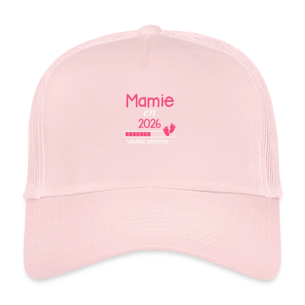 Mamie en 2026 : Annonce de Grossesse Humour sur Casquette trucker