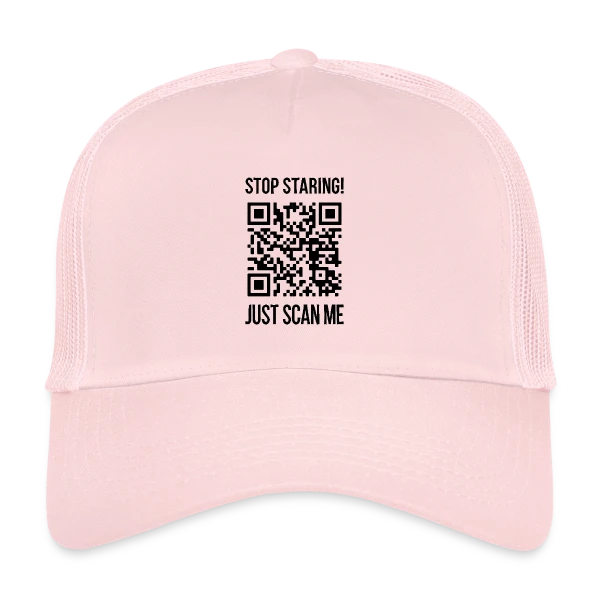 QR Code Motivation: Scanne-moi ! sur Casquette trucker