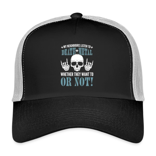 Hommage au Metal : Death, Trash & Hard Rock sur Casquette trucker