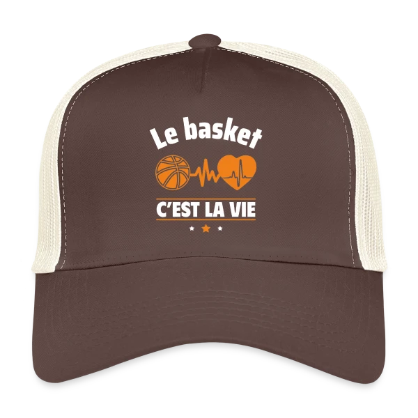 Le Basket, C'est la Vie ! sur Casquette trucker