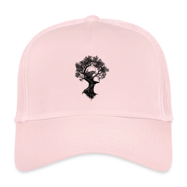 Arbre Femme Bohème Mystique sur Casquette trucker