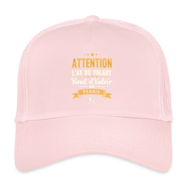 Humour Jeune Conducteur - Mon Permis en Poche sur Casquette trucker