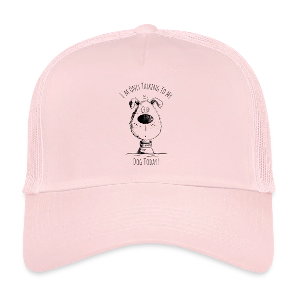 Je ne parle qu'à mon chien - T-shirt humour canin sur Casquette trucker