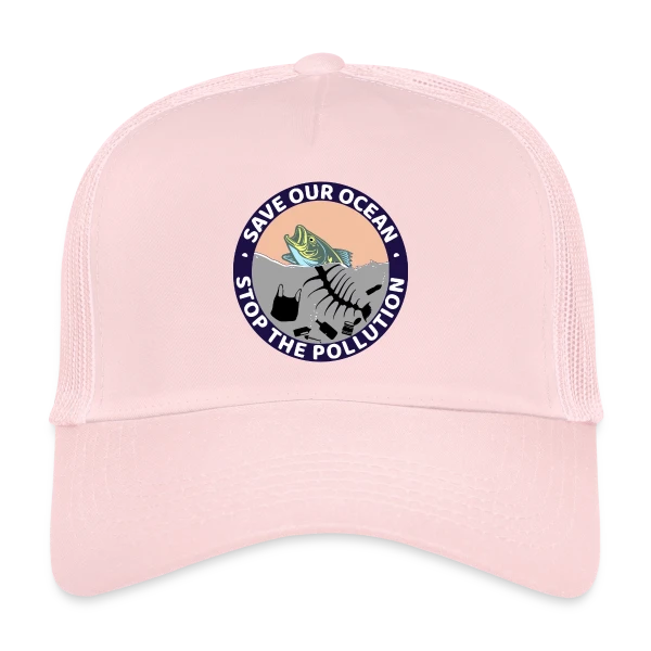 Stop Pollution Océanique sur Casquette trucker
