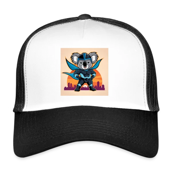 Super Koala Héroïque sur Casquette trucker