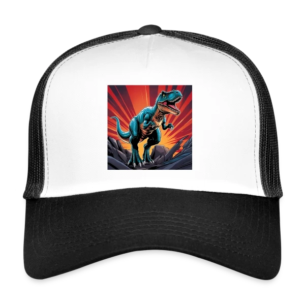 T-Rex Crépuscule sur Casquette trucker