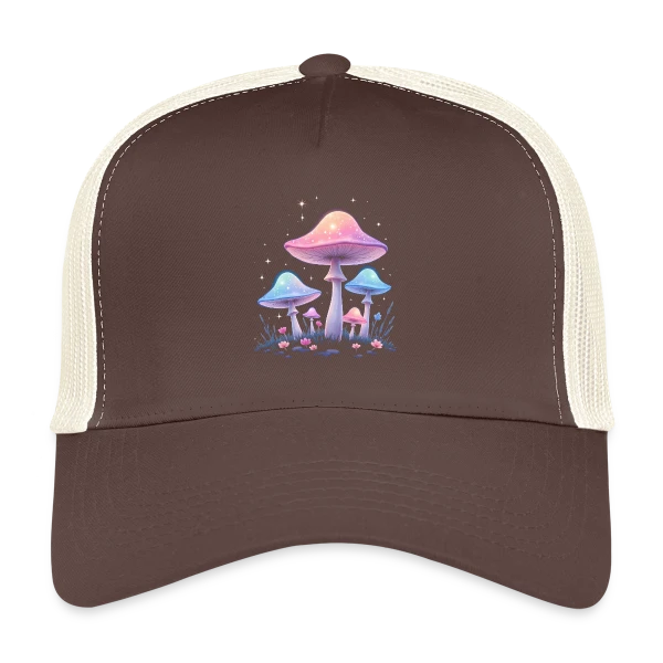 Champignons Magiques - Art Mystique de la Forêt sur Casquette trucker