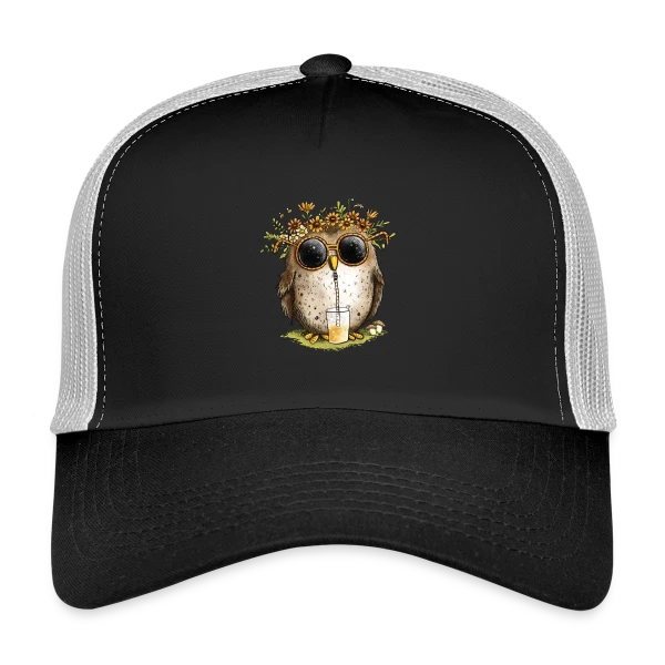 Chouette Cool et Limonade sur Casquette trucker