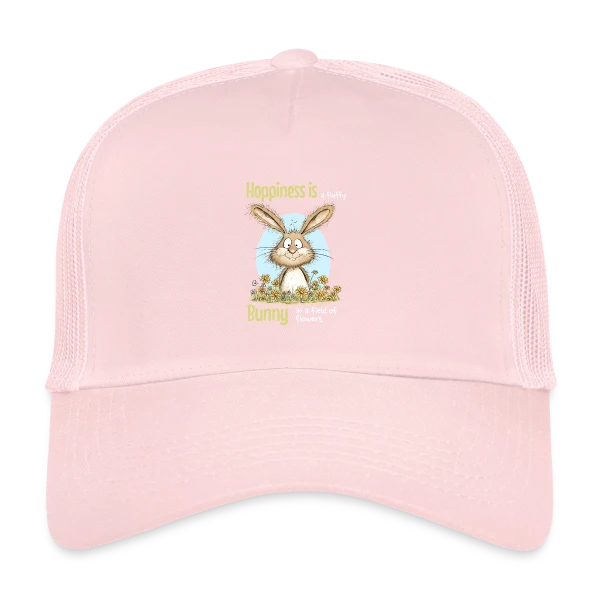 Lapin Printanier et Pâques sur Casquette trucker
