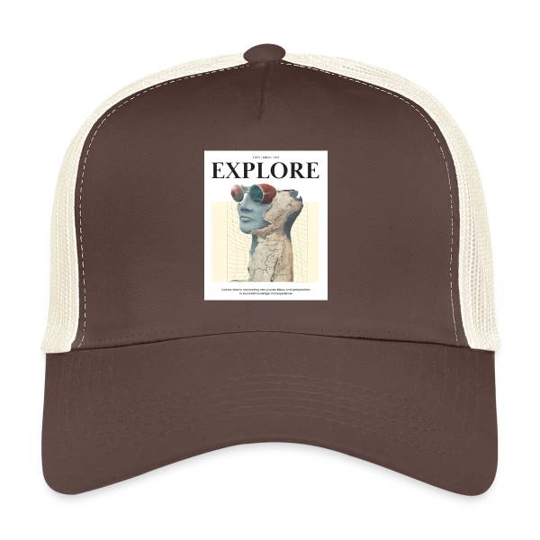 Exploration Artistique Vintage sur Casquette trucker