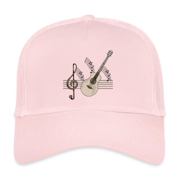 Guitare Addict sur Casquette trucker
