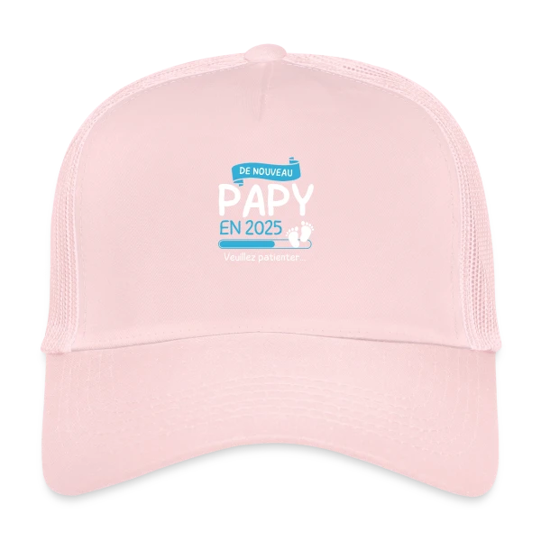 'De Nouveau Papy en 2025' – Annonce Maternité Humoristique sur Casquette trucker