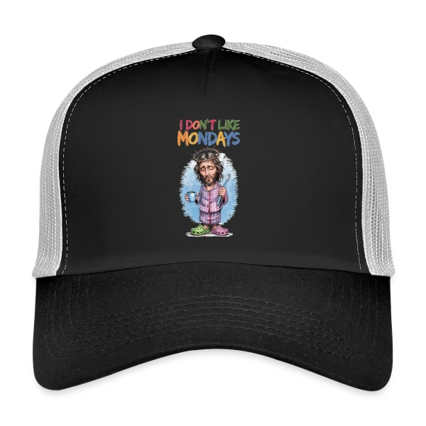 Jésus N'Aime Pas les Lundis sur Casquette trucker