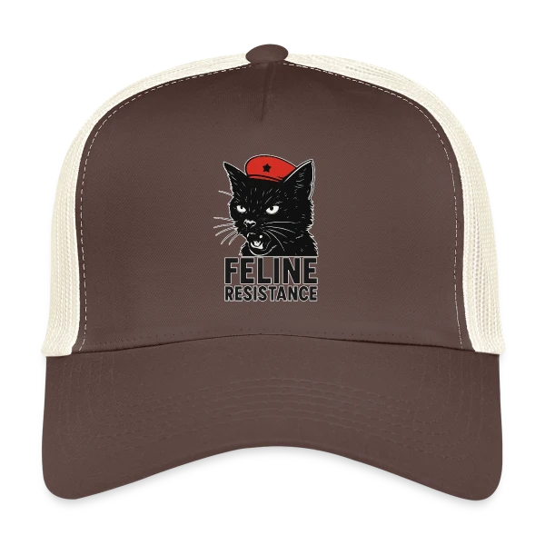 Chat Noir Révolutionnaire sur Casquette trucker