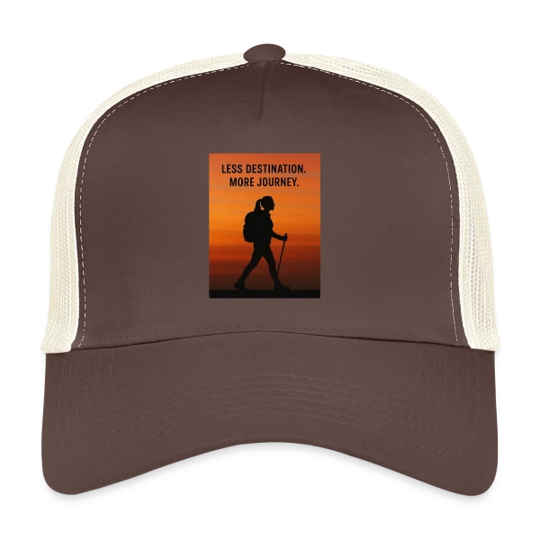Randonneuse Aventure Voyage sur Casquette trucker