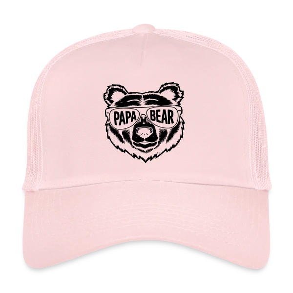 Papa Bear - Le Papa Câlin de la Famille sur Casquette trucker