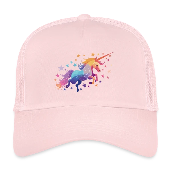 Licorne Magique Étoiles sur Casquette trucker