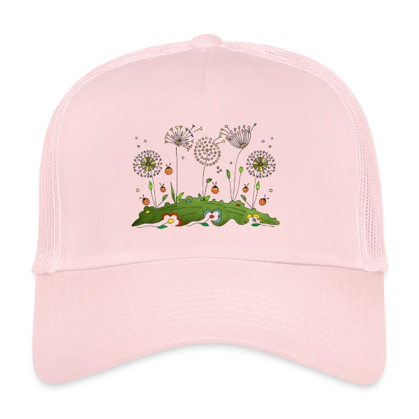 Éclat Floral sur Casquette trucker