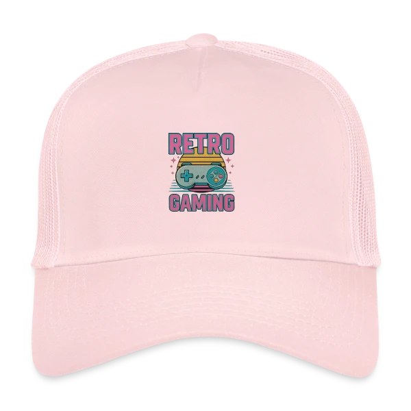 Manette Rétro Gaming Années 90 sur Casquette trucker