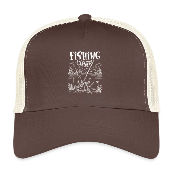 Pêche Père Fils : Amour & Passion Partagée sur Casquette trucker