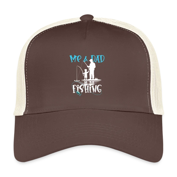 Pêche en Famille : Papa et Moi sur Casquette trucker