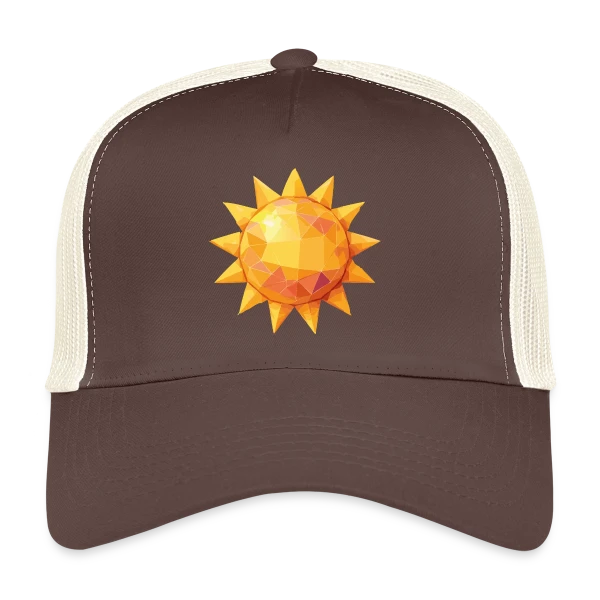 Soleil Radieux sur Casquette trucker
