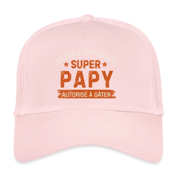 'Licence Papy Officielle' – Humour Grand-Père sur Casquette trucker