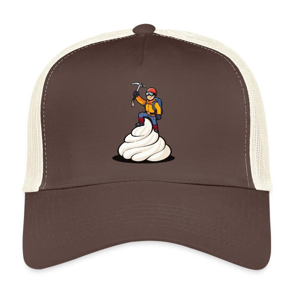 L'Alpiniste: Conquête des Sommets sur Casquette trucker