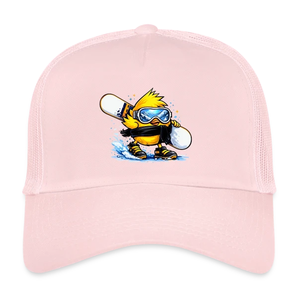 Snowboardeur Déglingué sur Casquette trucker