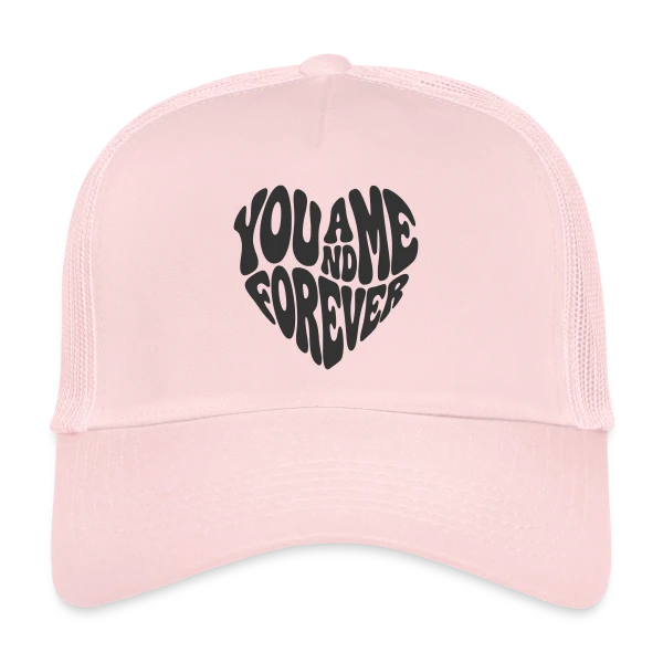 Cœur Amour Infini sur Casquette trucker