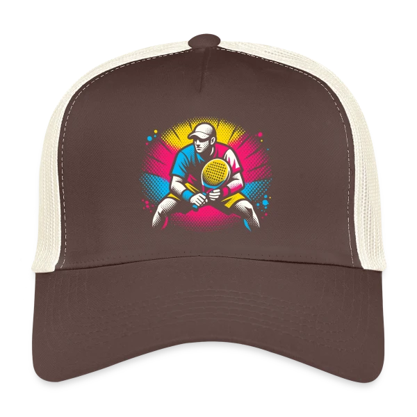 Formes et Mouvement Abstrait sur Casquette trucker