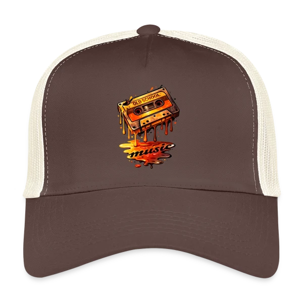 Rétro Cassette Audio : L'Esprit 80s sur Casquette trucker