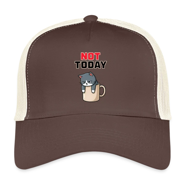 Aujourd'hui, Non. sur Casquette trucker