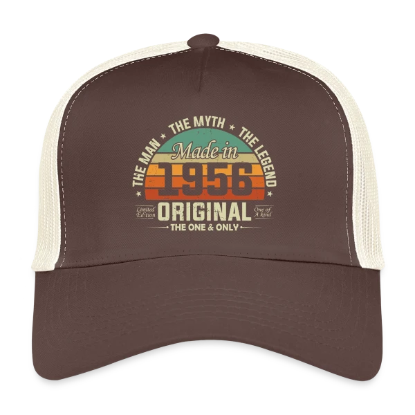 Né en 1956 Mythe Légende sur Casquette trucker