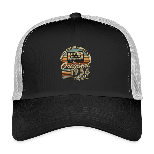Cassette Rétro 1956 Légendaire sur Casquette trucker