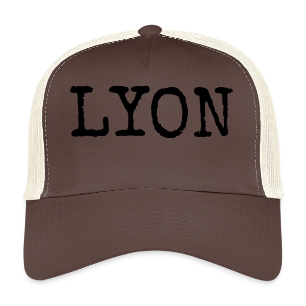 Lyon Texte Grunge sur Casquette trucker