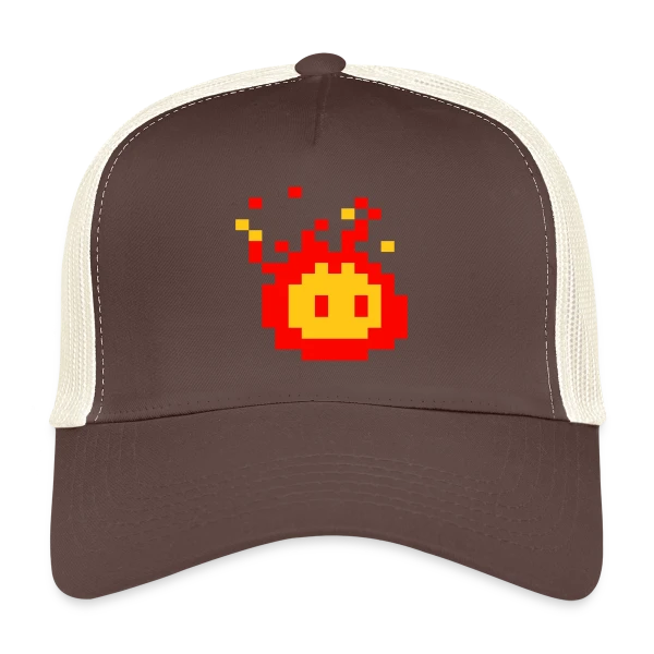 Boule de Feu Ardente - Puissance et Énergie sur Casquette trucker