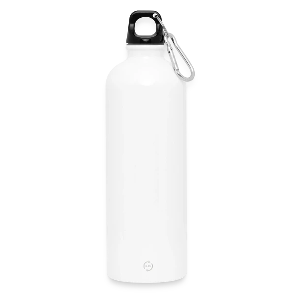 Maquette de Gourde en inox avec mousqueton 750 ml à personnaliser