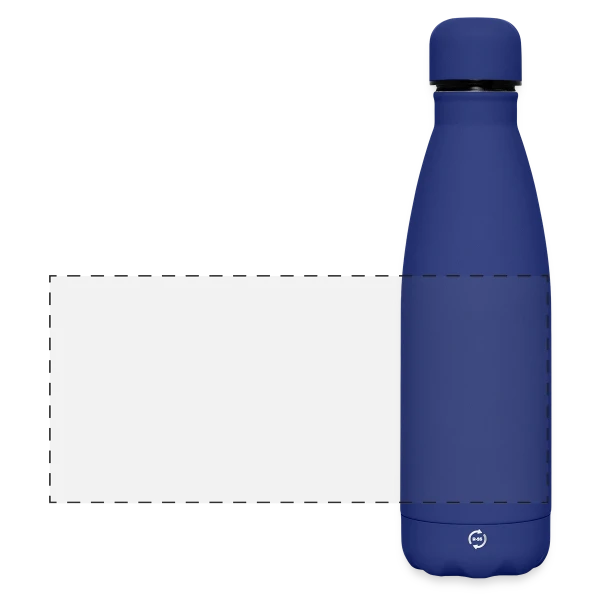 Maquette de Gourde isotherme panoramique mate 500 ml à personnaliser
