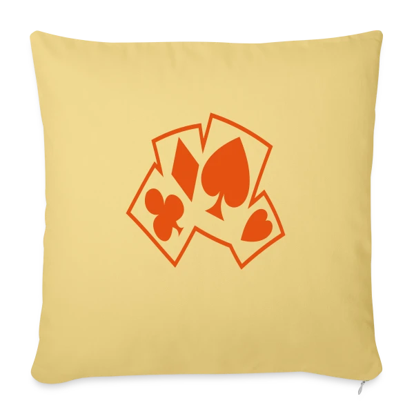 As du Poker : Maître des Cartes sur Housse de coussin décorative 45 x 45 cm