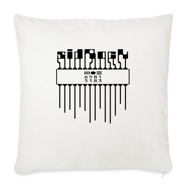 SID Rocks! La Puissance du SID sur Housse de coussin décorative 45 x 45 cm