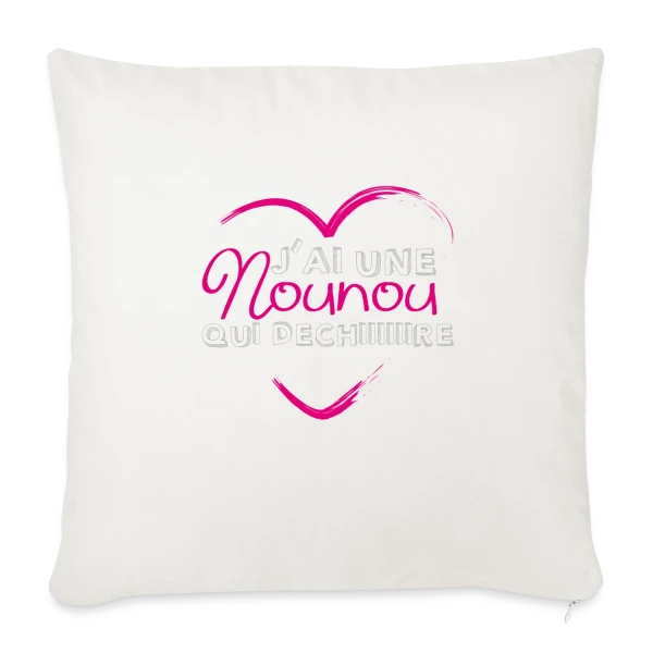 La Nounou qui Déchire sur Housse de coussin décorative 45 x 45 cm