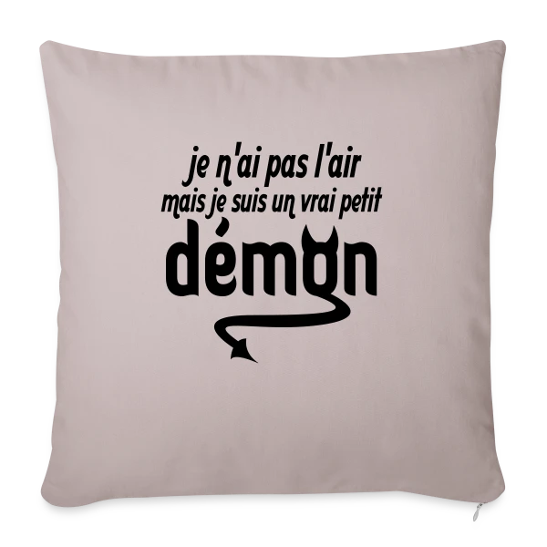 Petit Démon sur Housse de coussin décorative 45 x 45 cm
